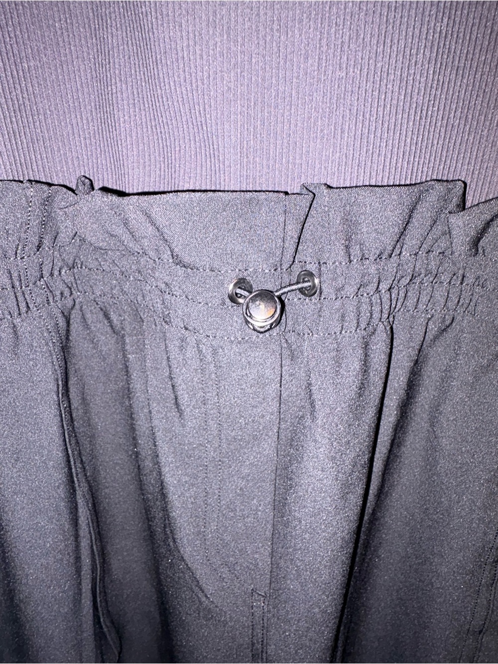 Spanx Out Of Office Sleeveless Maxi Dress Mixed Media Utility Ribbed Pockets S/M - Picture 7 of 16